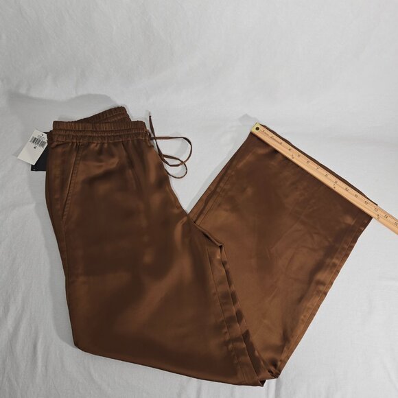 Lauren Ralph Lauren Brown Wide Leg Pants - Picture 16 of 16